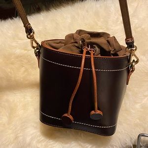 Full grain leather bucket bag (handmade)